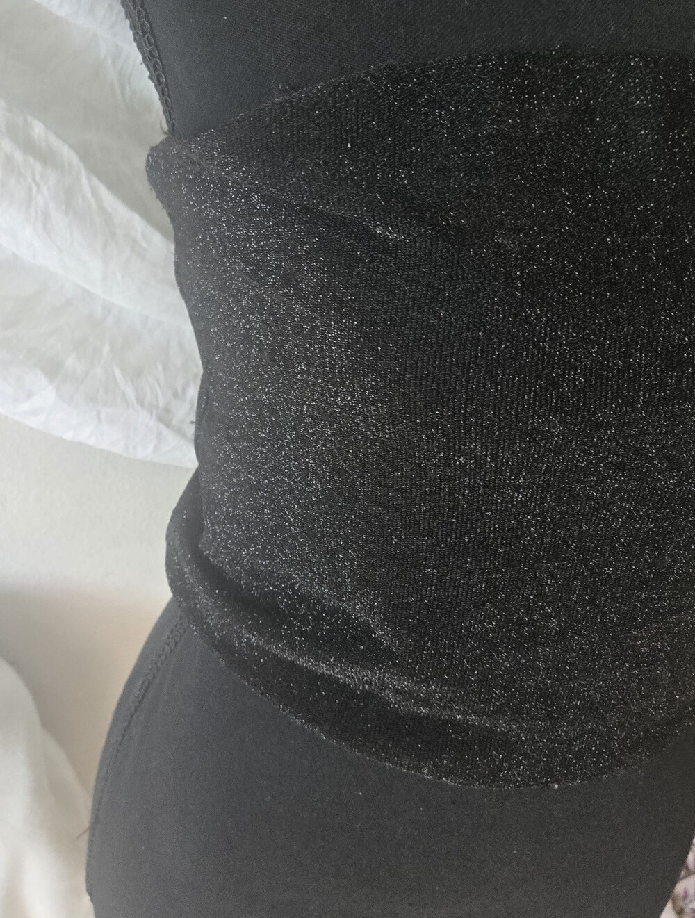 Wild Fable black metalic stretch bandu Sz LG